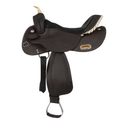 Sela de tambor modelo Quarter Denver Castanho