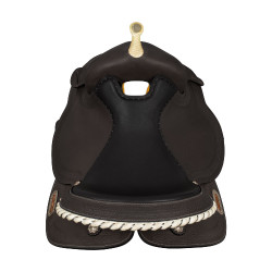 Sela de tambor modelo Quarter Denver Castanho