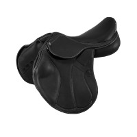 Sela de salto Guttuso com painéis de lã Acavallo Preto