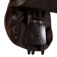 Sela de salto Guttuso com painéis de lã Acavallo Preto Sela de salto Guttuso com painéis de lã Acavallo Preto