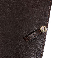 Sela de salto Roma com armação de madeira couro martelado Acavallo Castanho escuro