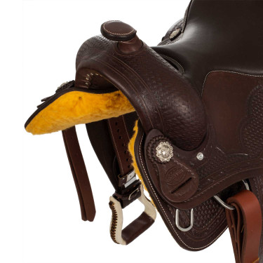 Sela de trilha modelo Canyon Denver Castanho