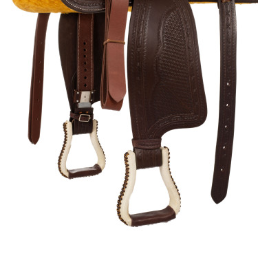 Sela de trilha modelo Canyon Denver Castanho