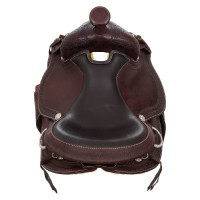 Sela western com ferragens em aço inoxidável, couro granulado e estampagem de serpente 2817 Denver Óleo escuro Castanho Sela western com ferragens em aço inoxidável, couro granulado e estampagem de serpente 2817 Denver Óleo escuro Castanho