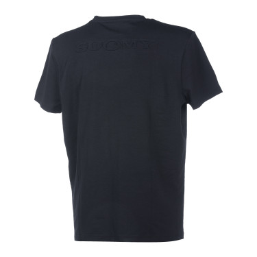 T-shirt preto masculino Suomy Preto