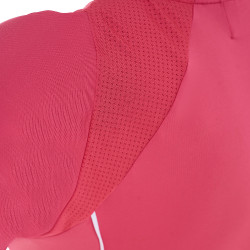 Camiseta técnica de treino feminina corte slim Equestro Madressilva Rosa