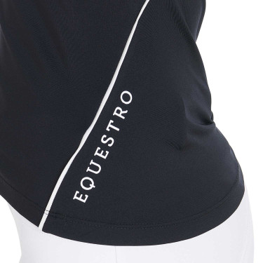 Camiseta técnica de treino feminina corte slim Equestro Preto Camiseta técnica de treino feminina corte slim Equestro Preto