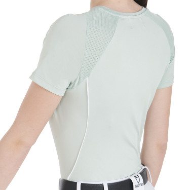 Camiseta técnica de treino feminina corte slim Equestro Camiseta técnica de treino feminina corte slim Equestro