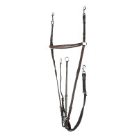 Peitoral combinado com martingale Horze Venice Castanho escuro