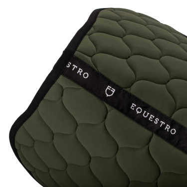 Tapete de salto em tecido técnico acolchoado Equestro Saco cilíndrico Verde