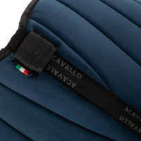 Almofada de sela DS CW-CS acolchoada louvre e bambu Acavallo Azul