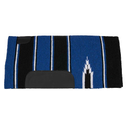 Tapete Navajo com patch de couro Tapete Navajo com patch de couro