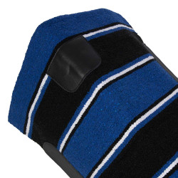 Tapete Navajo com patch de couro Tapete Navajo com patch de couro