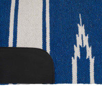 Tapete Navajo com patch de couro LTF Motivos Tapete Navajo com patch de couro LTF Motivos