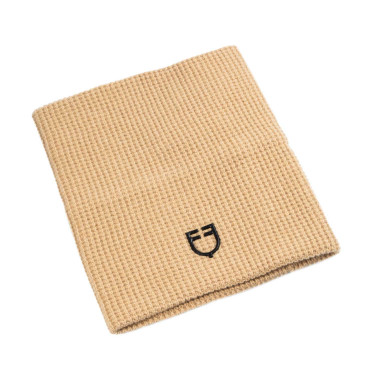 Gola de lã unissexo Equestro Camelo