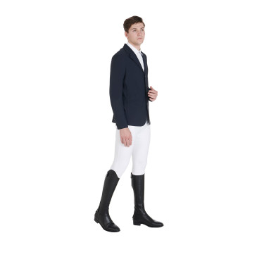 Casaco de competição Equestro anatômico masculino quatro botões Casaco de competição Equestro anatômico masculino quatro botões