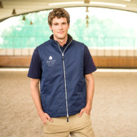 Casaco de clube Lino Horze Supreme Azul escuro