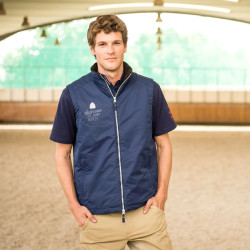 Veste de club Lino Horze Supreme Bleu foncé