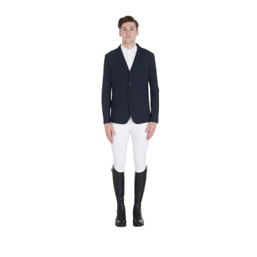 Casaco de competição Equestro anatômico masculino quatro botões Casaco de competição Equestro anatômico masculino quatro botões