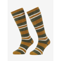 Meias LeMieux Sabrina Stripe Fluffies Alpino