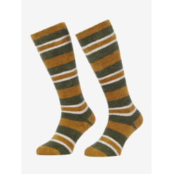 Meias LeMieux Sabrina Stripe Fluffies Meias LeMieux Sabrina Stripe Fluffies