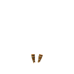 Meias LeMieux Sabrina Stripe Fluffies Meias LeMieux Sabrina Stripe Fluffies