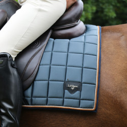 Tapete LeMieux Loire Classic Dressage Square Petróleo Azul