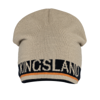 Gorro de malha unissexo Kingsland KLVale Pavê bege