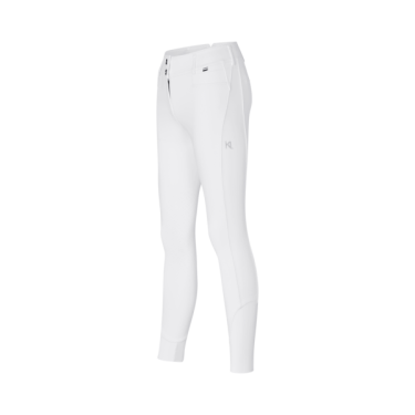 Calça com reforços corte reto feminino Kingsland KLKira H-Shape Branco