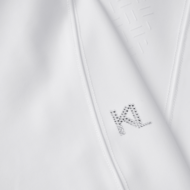 Calça com reforços corte reto feminino Kingsland KLKira H-Shape Branco