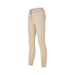 Calça feminina de corte reto com assento integral Kingsland KLKira H-Shape Pavê bege Calça feminina de corte reto com assento integral Kingsland KLKira H-Shape Pavê bege