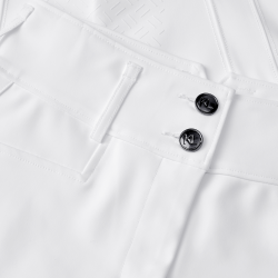 Calça feminina de corte reto com assento integral Kingsland KLKira H-Shape Branco