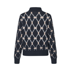 Pulôver de malha Kingsland KLVy feminino Marinho Azul-marinho