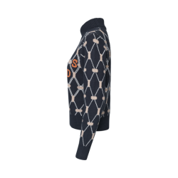 Pulôver de malha Kingsland KLVy feminino Marinho Azul-marinho