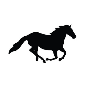 Autocolante para carros HKM cavalo a galope