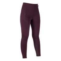 Leggings HKM Cosy II Style Vollbesatz 1/1 aus Silikon Vermelho escuro