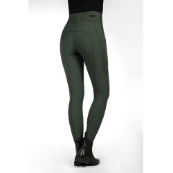 Legging HKM Jil Cintura Alta com grip de silicone Verde-oliva