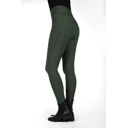 Legging HKM Jil Cintura Alta com grip de silicone Verde-oliva