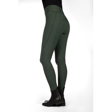 Legging HKM Jil Cintura Alta com grip de silicone Verde-oliva