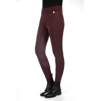 Legging Lauria Garrelli Livigno com fundo 1/1 em silicone Bordéus Bord&amp;amp;amp;ocirc;