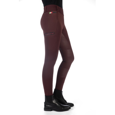 Legging Lauria Garrelli Livigno com fundo 1/1 em silicone Bordéus Bordô Legging Lauria Garrelli Livigno com fundo 1/1 em silicone Bordéus Bordô