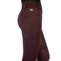 Legging Lauria Garrelli Livigno com fundo 1/1 em silicone Bordéus Bordô Legging Lauria Garrelli Livigno com fundo 1/1 em silicone Bordéus Bordô
