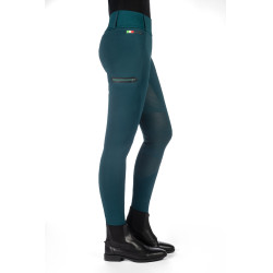 Legging Lauria Garrelli Livigno com fundo 1/1 em silicone Verde escuro