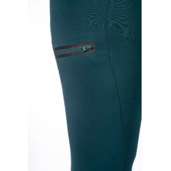Legging Lauria Garrelli Livigno com fundo 1/1 em silicone Verde escuro
