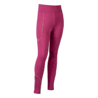 Legging HKM Polly fundo 1/1 em silicone Magenta Rosa