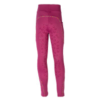 Legging HKM Polly fundo 1/1 em silicone Magenta Rosa