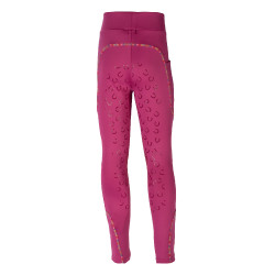 Legging HKM Polly fundo 1/1 em silicone Magenta Rosa Legging HKM Polly fundo 1/1 em silicone Magenta Rosa