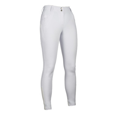 Calça HKM Ari cintura média com joelheiras de silicone