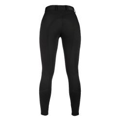 Calça HKM Ari cintura média com joelheiras de silicone Preto Calça HKM Ari cintura média com joelheiras de silicone Preto