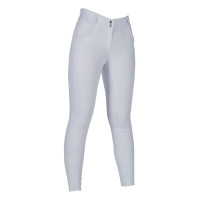 Calça HKM Ari cintura média com fundo 1/1 em silicone Branco